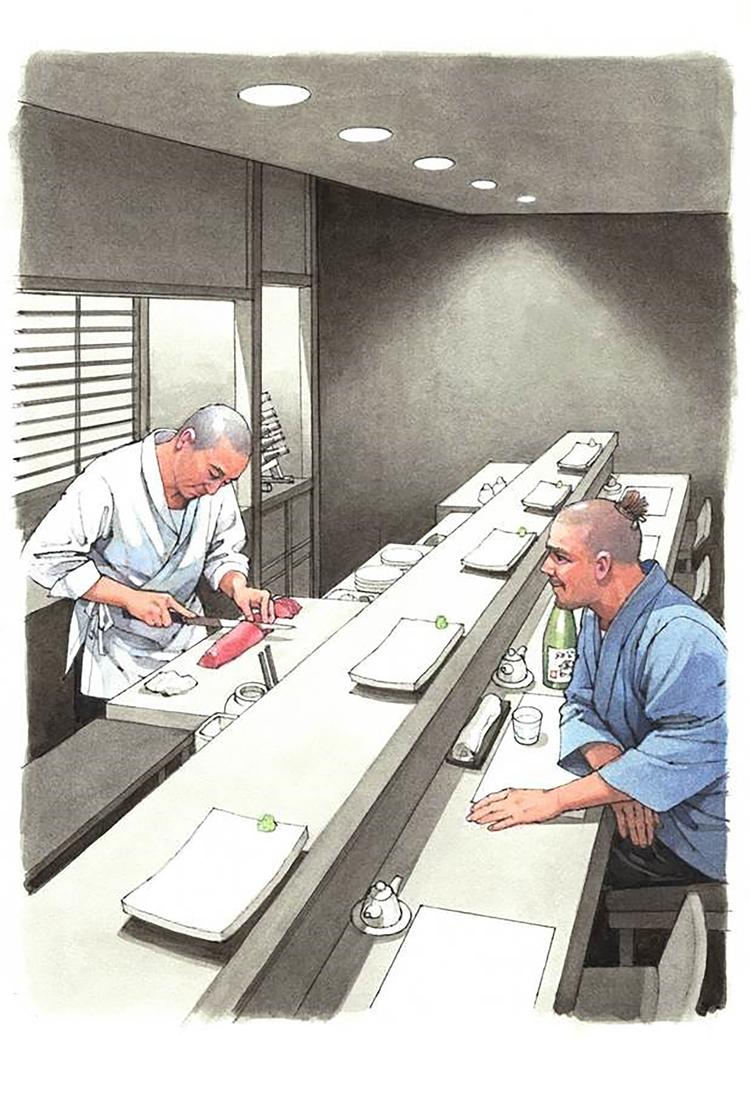 Tegning: Masao Yamazaki