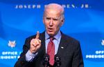 WILMINGTON, DELAWARE - JANUARY 08: U.S. President-elect Joe Biden delivers remarks after he announced cabinet nominees that will round out his economic team, including secretaries of commerce and labor, at The Queen theater on January 08, 2021 in Wilmington, Delaware. Biden announced he is nominating Rhode Island Gov. Gina Raimondo as his commerce secretary, Boston Mayor Martin J. Walsh his labor secretary and Isabel Guzman, a former Obama administration official, as head of the Small Business Administration. Chip Somodevilla/Getty Images/AFP == FOR NEWSPAPERS, INTERNET, TELCOS &amp; TELEVISION USE ONLY == Foto Chip Somodevilla