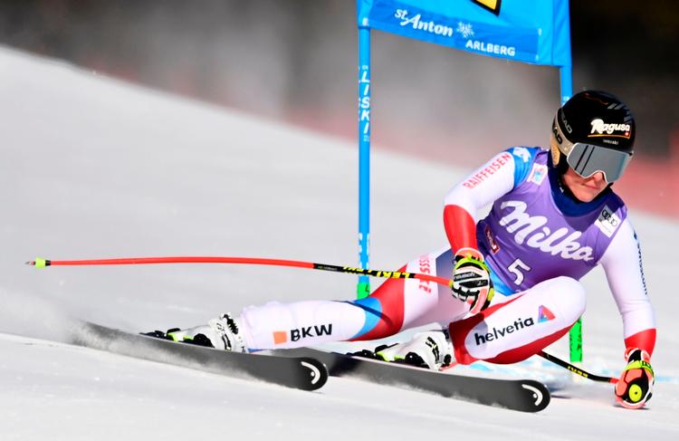 Lara Gut-Behrami har i en årrække tilhørt eliten i fartdisciplinerne, og søndag ramte hun plet i St. Anton. Foto: Joe Klamar/Ritzau Scanpix