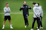 FCK-cheftræner Jess Thorup bliver nødt til at forberede sin trup på forårssæsonen under hjemlige himmelstrøg. Foto: Jens Dresling/POLFOTO