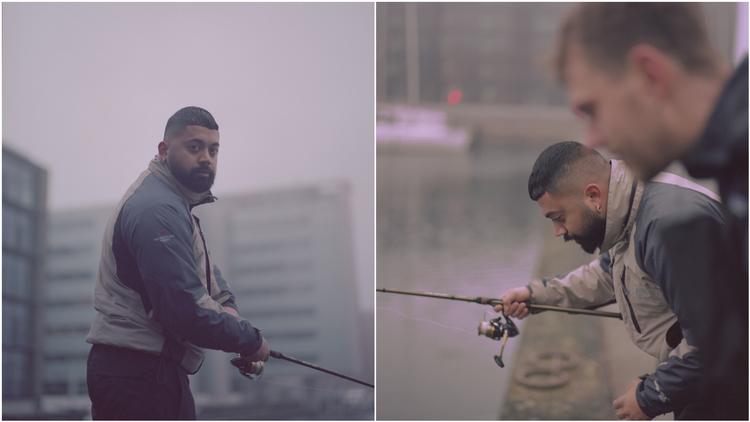 Daniel José Abiani på fisketur i Nordhavn. Foto: Daniel Hjorth