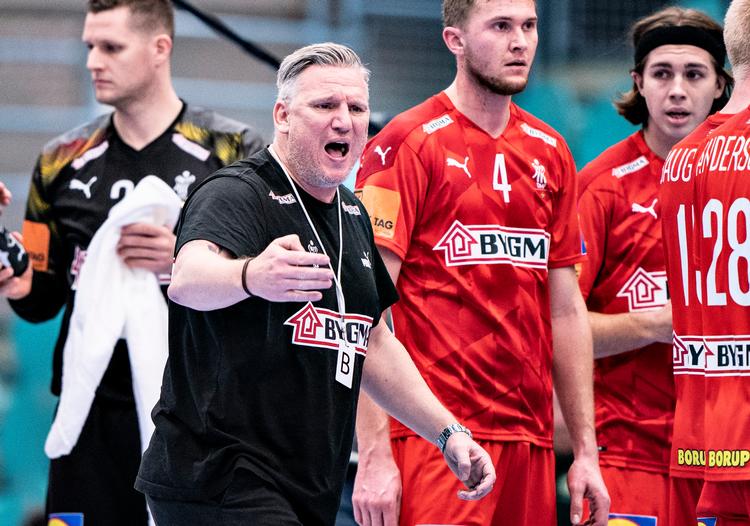 Danmarks cheftræner Nikolaj Jacobsen  ledte sit hold til en sejr  og et nederlag mod Norge i ugen op til VM.  Foto: Henning Bagger/Ritzau Scanpix