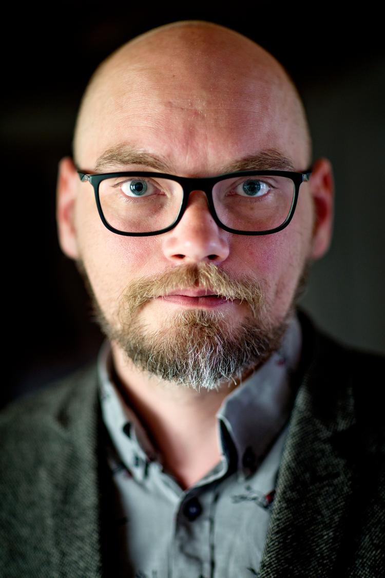 Forfatter Harald Voetmann har blandt andet været nomineret til Nordisk Råds Litteraturpris for bogen 'Vågen', der handler om naturhistorikeren Plineus den Ældre. Foto: Jacob Ehrbahn/POLFOTO