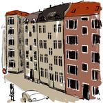Arkivtegning Mette Dreyer