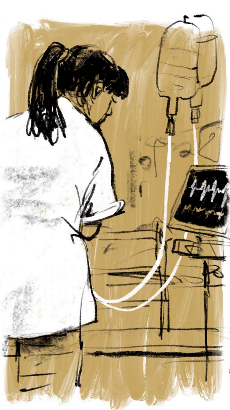 Arkivtegning Mette Dreyer
