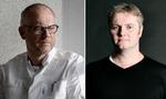 Professor i infektionssygdomme Jens Lundgren (tv) og professor i økonomi Christian Bjørnskov er ikke enige om hvor stor en del af befolkningen, coronavirus er farlig for.  Arkivfoto Peter Hove Olesen og Gregers Tycho
