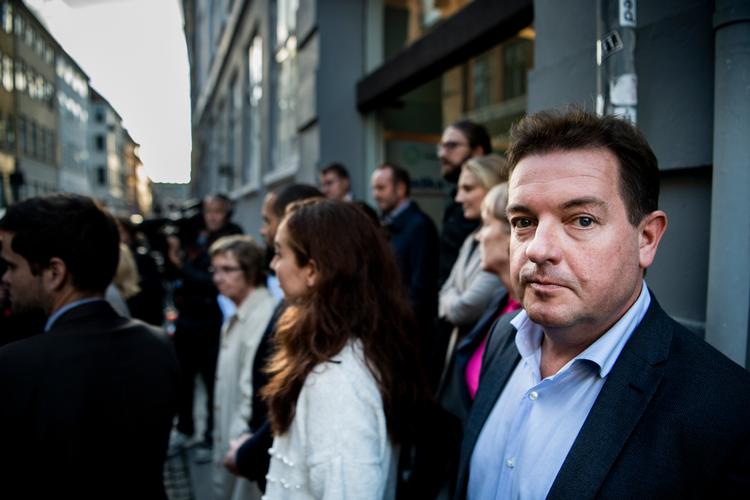 Jens Rohde efter radikalt krisemøde i efteråret. Foto: Anthon Unger