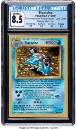 Sådan ser kortet med Blastoise ud.  Foto: Heritage Auctions, Ha.com/HA.com
