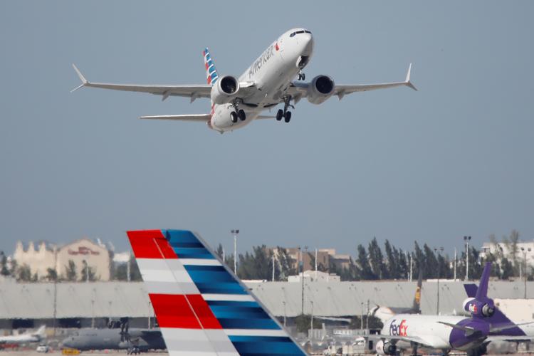 29. december lettede det første Boeing 737 Max-fly med passagerer i USA, og nu må flyet også gå på vingerne i Europa.   Foto: Marco Bello/Ritzau Scanpix