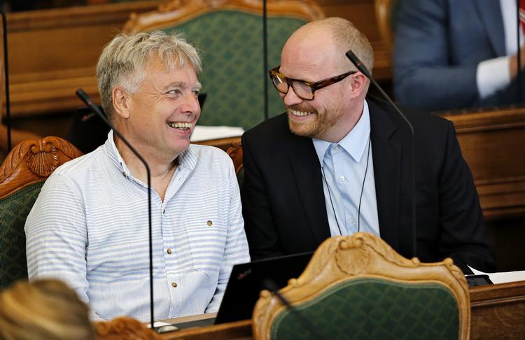 Uffe Elbæk og Rasmus Nordqvist har begge forladt Alternativet.  Foto: Jens Dresling/POLFOTO