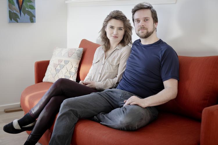 Ema Ramovic og Danny Tamsen fravalgte afdragsfrie lån, da de købte hus sidste år.  Ulemperne i form af blandt andet kurstab og  høje bidragssatser var for store, mente de.  Foto: Valdemar Ren