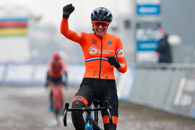 Hollandske Lucinda Brand triumferede lørdag i belgiske Oostende. Foto: Bas Czerwinski/Ritzau Scanpix
