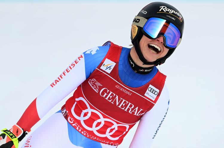 Den rutinerede schweizer Lara Gut-Behrami har for alvor fået gang i sin sæson i den alpine World Cup. Foto: Christof Stache/Ritzau Scanpix