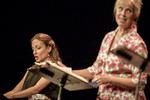Christiane Karg fotograferet med kollegaen Anne Sofie von Otter i forgrunden ved festivalen Stjernestunder i Tivoli sidste år. Arkivfoto Miriam Dalsgaard