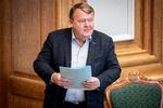 Lars Løkke Rasmussen under sidste behandling af forslag til folketingsbeslutning om rigsretstiltale mod den tidligere udlændinge- og integrationsminister Inger Støjberg (V) i Folketingssalen på Christiansborg. Foto: Mads Claus Rasmussen/Ritzau Scanpix