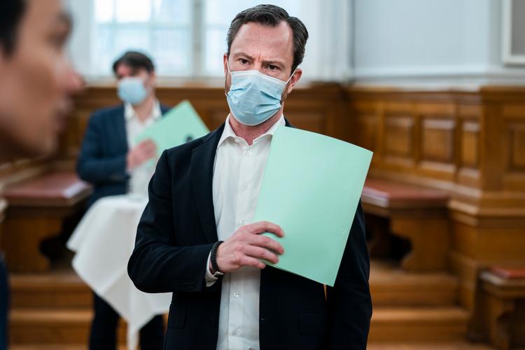 Formand for Venstre Jakob Ellemann-Jensen ved præsentationen af partiets nye udlændingeudspil.  Foto: Martin Sylvest/Ritzau Scanpix