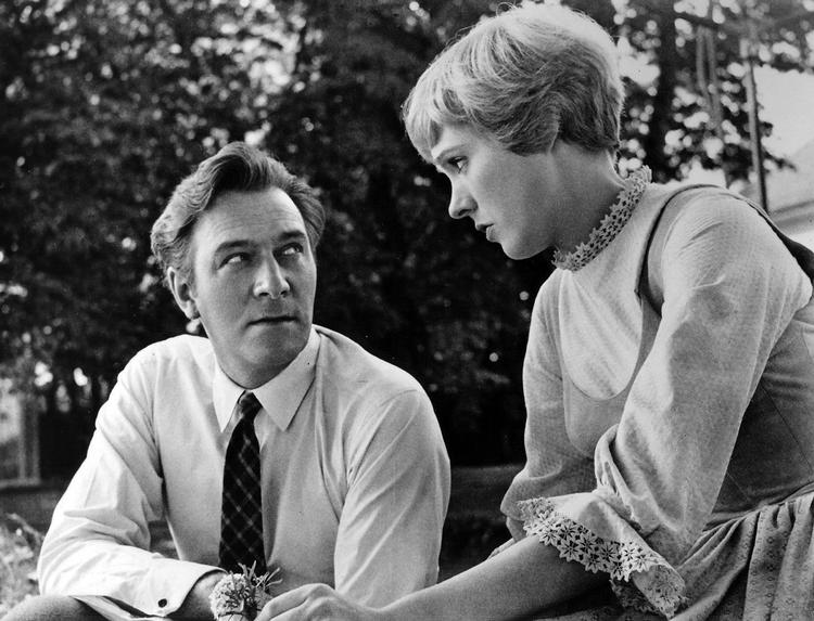 Christopher Plummer og Julie Andrews på location i Salzburg under indspilningen af ' The Sound of Music' i 1964 Foto: Twentieth Century Fox