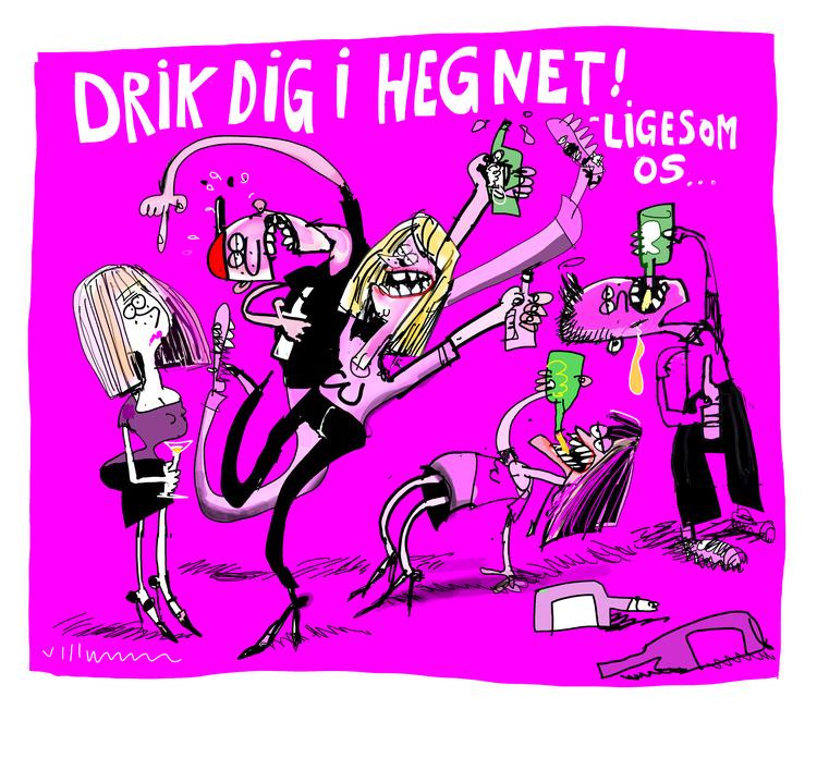 Arkivtegning Jørn Villumsen