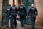 Foto fra grundlovsforhør i København af op mod 20 anholdte i politiets omfattende antiterroraktion i december 2019. Manden fra Fyn blev anholdt samme dag.    Foto: Jens Dresling/POLFOTO