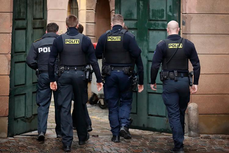 Foto fra grundlovsforhør i København af op mod 20 anholdte i politiets omfattende antiterroraktion i december 2019. Manden fra Fyn blev anholdt samme dag.    Foto: Jens Dresling/POLFOTO
