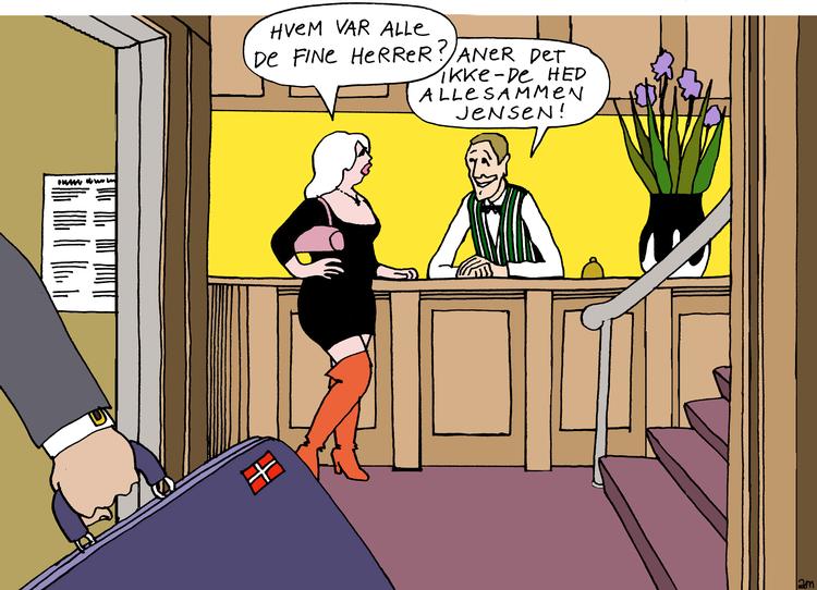 Arkivtegning Anne-marie Steen Petersen