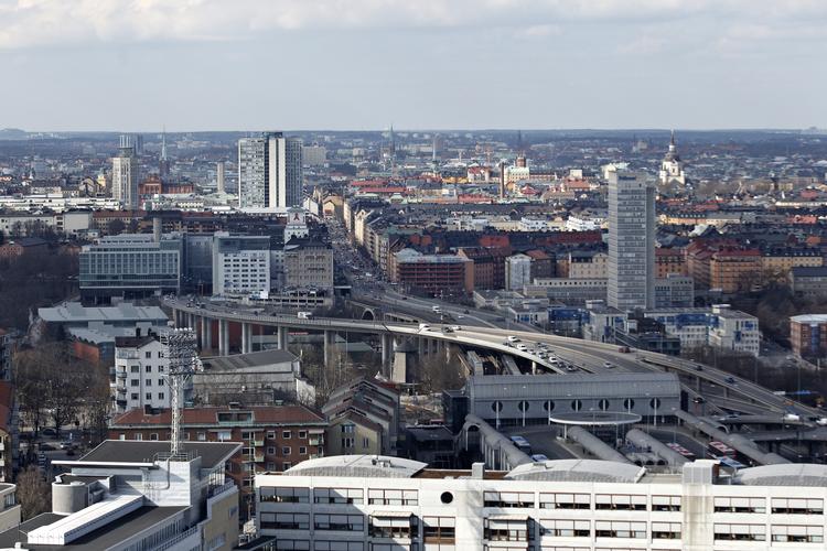 Det centrale Stockholm er en dyr affære – med lejlighedspriser, der er  40 procent højere end i København. Foto: Jens Dresling/POLFOTO