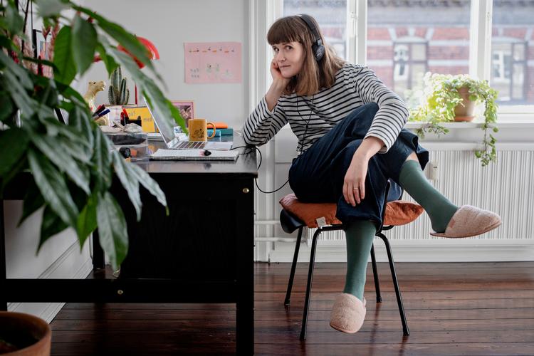  Pernille Jensen vil gerne blive klogere under pandemien. Vil det lykkes? Følg med i serien.  Foto: Valdemar Ren