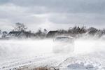 Et snevejr bevæger sig mandag formiddag ind over landet fra vest. På Bornholm ventes snefygning. Foto: Per Rasmussen