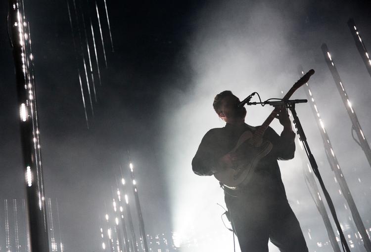 Det britiske band Alt-J optræder i Forum  København, 2018. Foto: Louise Herrche Serup/POLFOTO