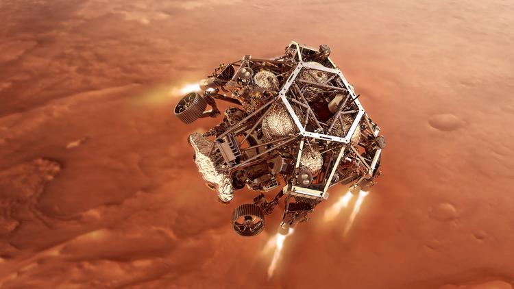 Hvis Nasa-roveren ikke lander som håbet i aften, vil missionen blive gentaget igen. Men det vil først kunne lade sig gøre om flere år og på en anden måde. Foto: Handout/Ritzau Scanpix
