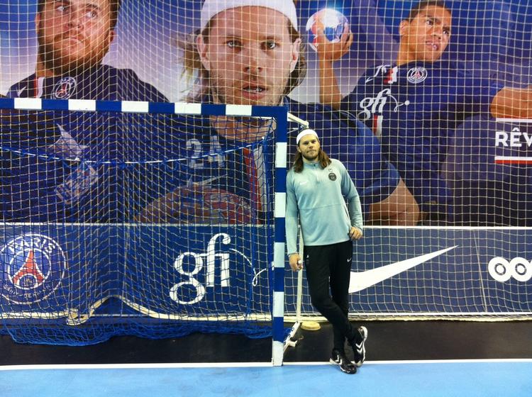 Mikkel Hansen i Paris S-G. I sommeren '22 skal den parisiske klubtrøje byttes ud med Aalborgs, som Mikkel Hansen skal bære i tre sæsoner. Foto: Rasmus Bech