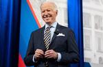 Joe Biden i et vælgermøde i Milwaukee (Photo by SAUL LOEB / AFP) Foto: Saul Loeb/Ritzau Scanpix