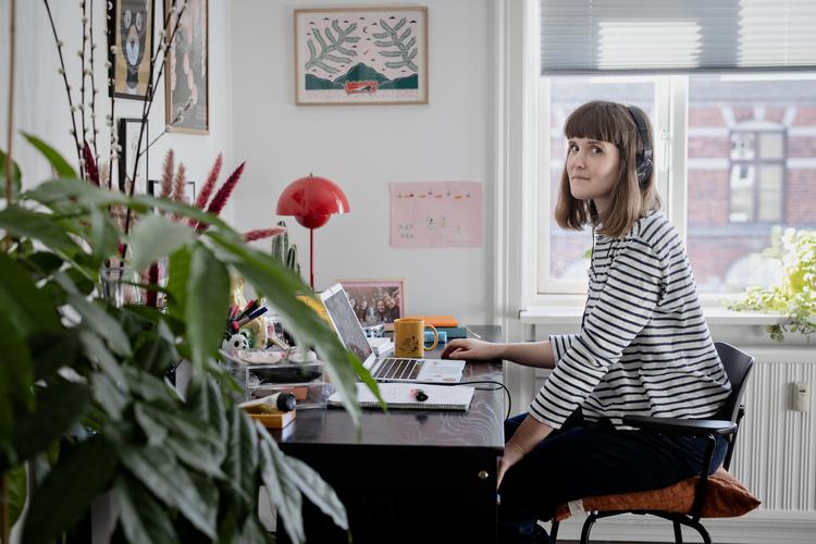  Pernille Jensen vil gerne blive klogere under pandemien. Vil det lykkes? Følg med i serien.  Foto: Valdemar Ren