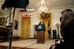     WASHINGTON, DC - FEBRUARY 19: U.S. President Joe Biden delivers remarks at a virtual event hosted by the Munich Security Conference in the East Room of the White House on February 19, 2021 in Washington, DC. In his remarks, President Biden stressed the United States' commitment to NATO after four years of the Trump administration undermining the alliance. Anna Moneymaker-Pool/Getty Images/AFP == FOR NEWSPAPERS, INTERNET, TELCOS &amp; TELEVISION USE ONLY ==   Foto: Pool/Ritzau Scanpix