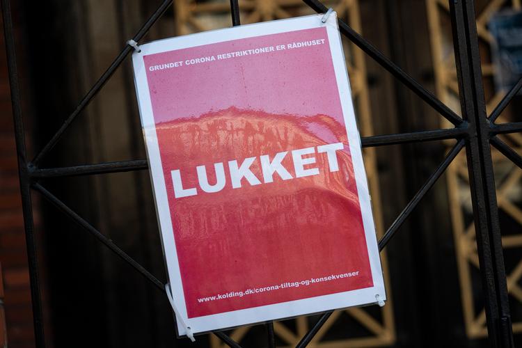 I Kolding Kommune er alle skokler og daginstitutioner lukket til 28. februar på grund af udbrud med coronasmitte.  Foto: Claus Fisker/Ritzau Scanpix