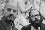 Lawrence Ferlinghetti (tv.) og Allen Ginsburg (th.) Foto: Stroud/Getty Images
