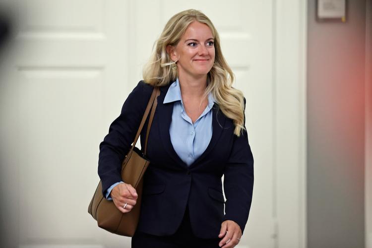 »Jeg er ret overbevist om, at flertallet af danskerne vil købe ind på en borgerlig vision om mere frihed«, lød det fra Pernille Vermund i en debat tidligere på året. Foto: Jens Dresling/POLFOTO