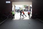 Smitten stiger på Nørre Fælled Skole (billedet). 22 ud af 60 skoler i København har oplevet smitte i den forgangne uge. Arkivfoto.  Foto: Henriette Dæhli/POLFOTO
