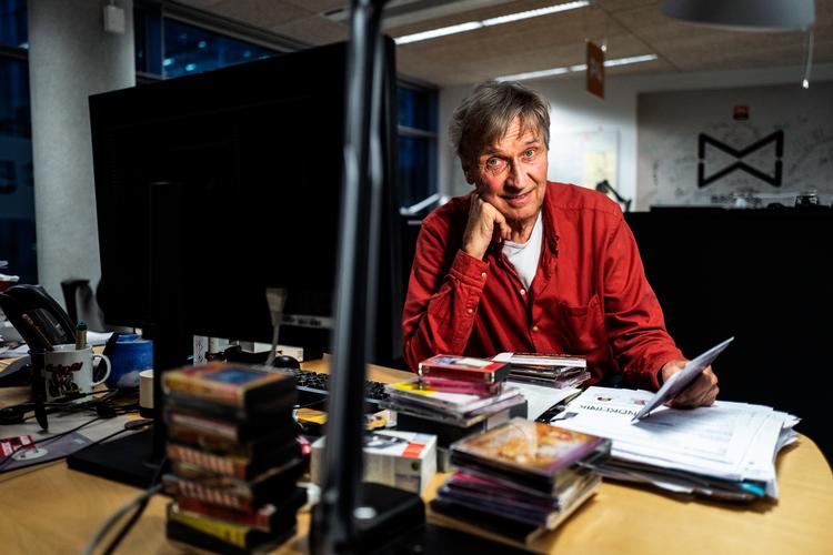 Få har haft så lang en karriere i dansk radio og tv som Jørgen de Mylius, og han sender stadig.  Arkivfoto Rasmus Flindt Pedersen