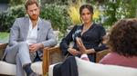 Harry og Meghan Markle ses her i interviewet med Oprah Winfrey, der kan ses mandag aften på TV 3.  Foto: Harpo Productions/Joe Pugliese