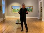 Charlotte Sabroe holder den kunsthistoriske fane højt. Her er hun fotograferet på Sorø Kunstmuseum. Foto: Camilla Kjærulff 