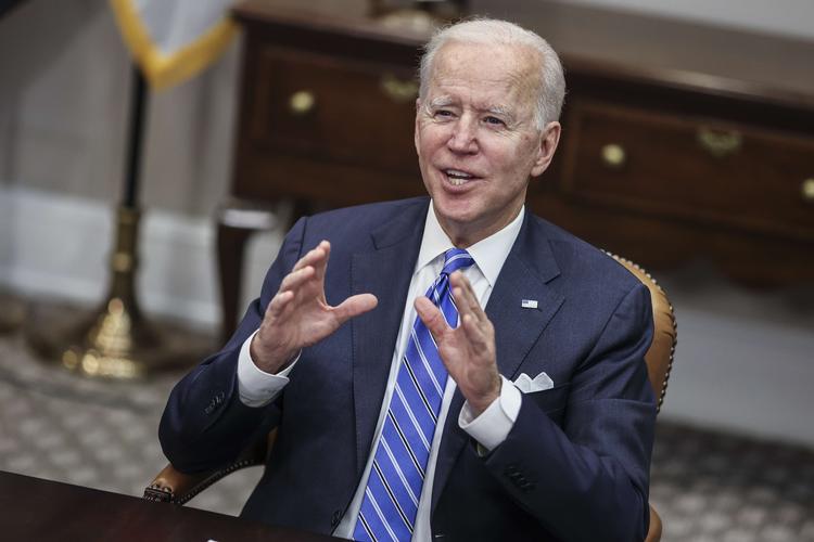 CNN har talt sig frem til, at Biden er den første præsident i 100 år, der endnu ikke har afholdt et pressemøde.  Foto: Pool/Ritzau Scanpix