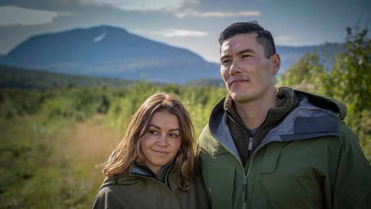 Danielle og Patrick er et af de seks par, som er med i sæson 5 af 'Alene I Vildmarken'. PR-foto:UnitedProduction 