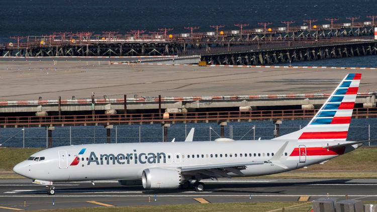 29. december 2020 landede det første Boeing 737 Max-fly i LaGuardia-lufthavnen i New York, efter at USA igen tillod flytypen at gå på vingerne efter 20 måneder. To måneder senere tillod også EU flytypen i luften igen. Foto: Eduardo Munoz/Ritzau Scanpix