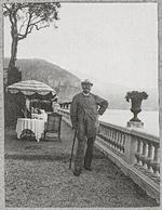 Poul Andræ stod aldrig offentligt frem som homoseksuel, men de færreste har nok betvivlet hans seksuelle observans, som bl.a. bragte ham på eventyr til sydligere himmelstrøg. Han besøgte Italien adskillige gange, her ca. 1910. Illustration fra bogen.  Foto: Ukendt