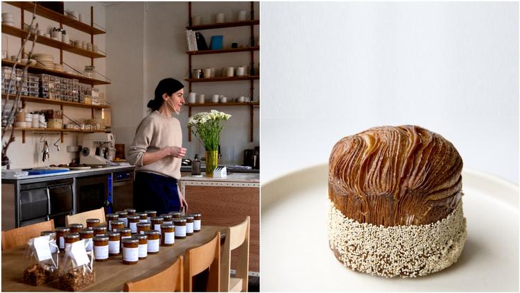 Chiara Barla står bag café- og mikrobageriet Apotek 57. Foto: Finn Frandsen