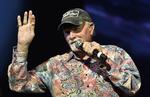Mike Love ses her i spidsen for Beach Boys i 2017.  Foto: Herbert Neubauer/Ritzau Scanpix