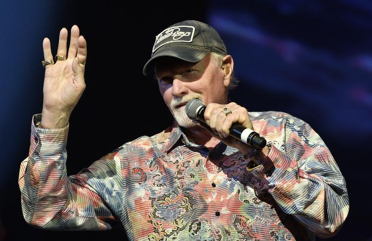 Mike Love ses her i spidsen for Beach Boys i 2017.  Foto: Herbert Neubauer/Ritzau Scanpix