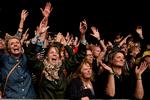 Et begejstret publikum til koncert med det canadiske band Arcade Fire på Haven Festival 2018 i København. Foto: Finn Frandsen/POLFOTO