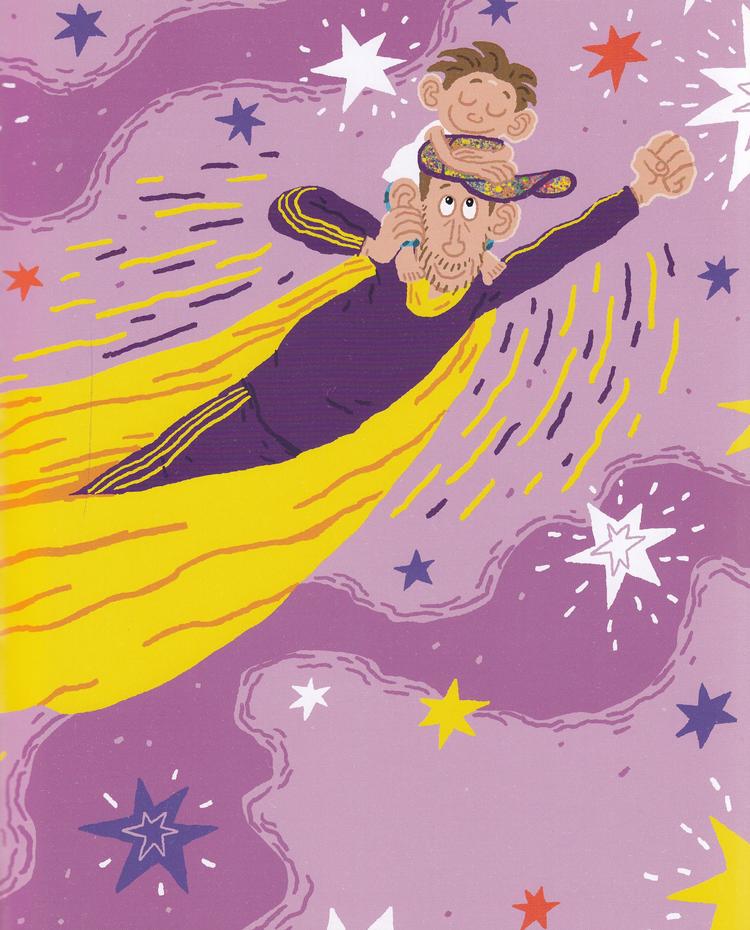 Illustration 'Holgis og far'